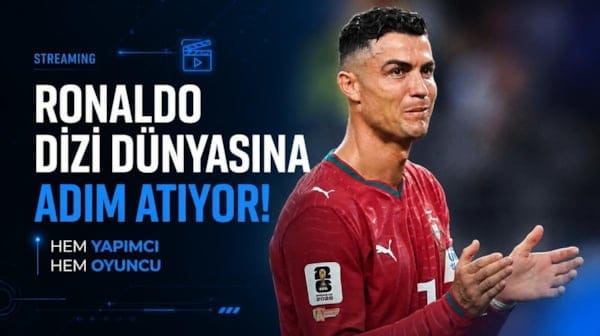 Cristiano Ronaldo dizi dünyasına adım atıyor! Hem yapımcı hem de oyuncu olacak
