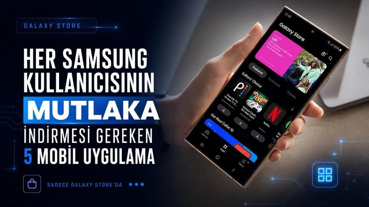 Her Samsung kullanıcısının mutlaka telefonlarına indirmesi gereken 5 mobil uygulama