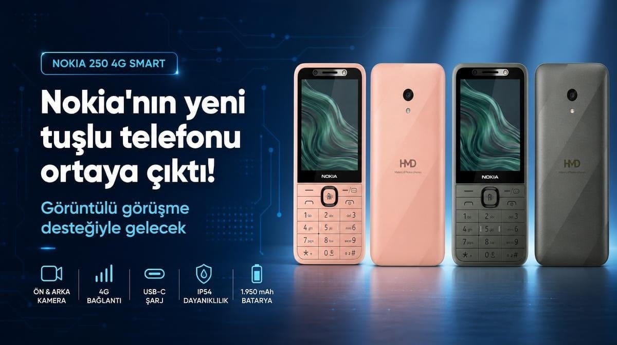Nokia'nın yeni tuşlu telefonu ortaya çıktı! Görüntülü görüşme desteğiyle gelecek