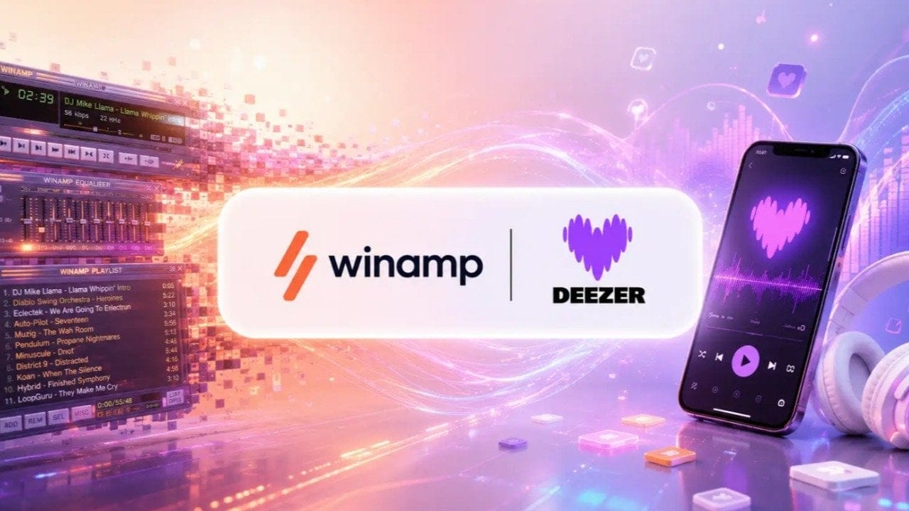 Winamp geri dönüyor! Deezer ortaklığıyla yeni müzik platformu geliyor