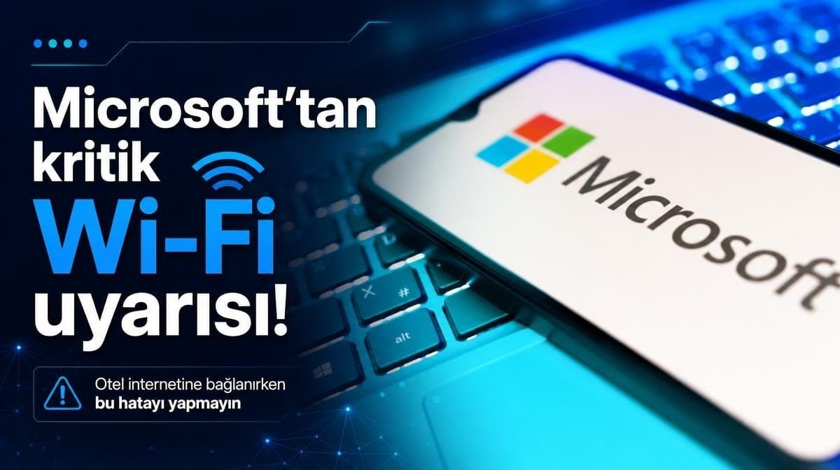 Microsoft'tan kritik Wi-Fi uyarısı! Otel internetine bağlanırken bu hatayı yapmayın