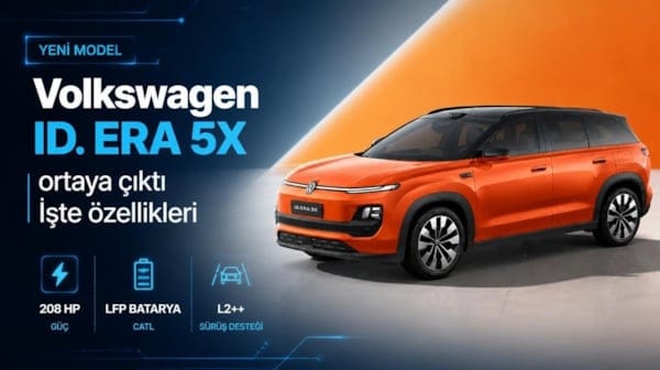 Volkswagen ID. ERA 5X ortaya çıktı: İşte özellikleri
