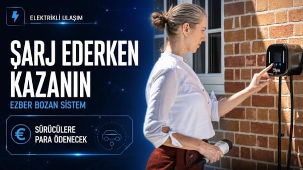 Elektrikli araç şarjında ezber bozan sistem: Sürücülere para ödenecek