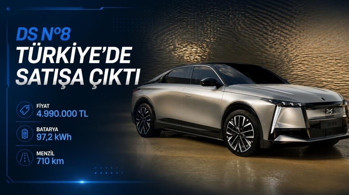 DS N°8 Türkiye’de satışa çıktı: İşte fiyatı