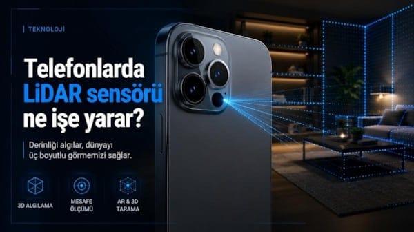 Telefonlarda LiDAR sensörü ne işe yarar? İşte bilmeniz gerekenler 