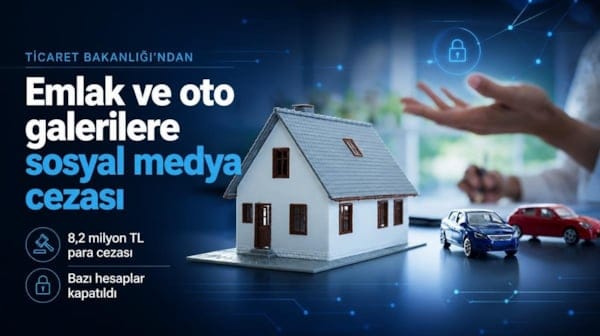 Emlak ve oto galerilere sosyal medya cezası: Hesaplar kapatılıyor