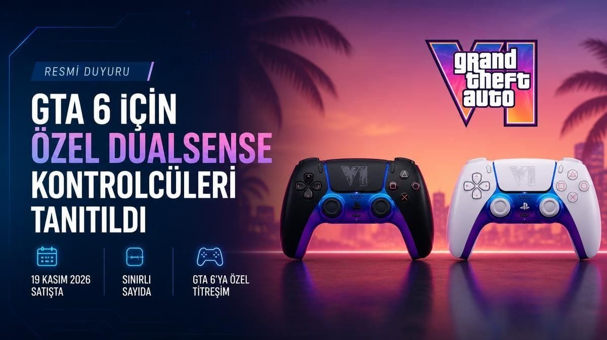 GTA 6 için özel DualSense kontrolcüleri tanıtıldı