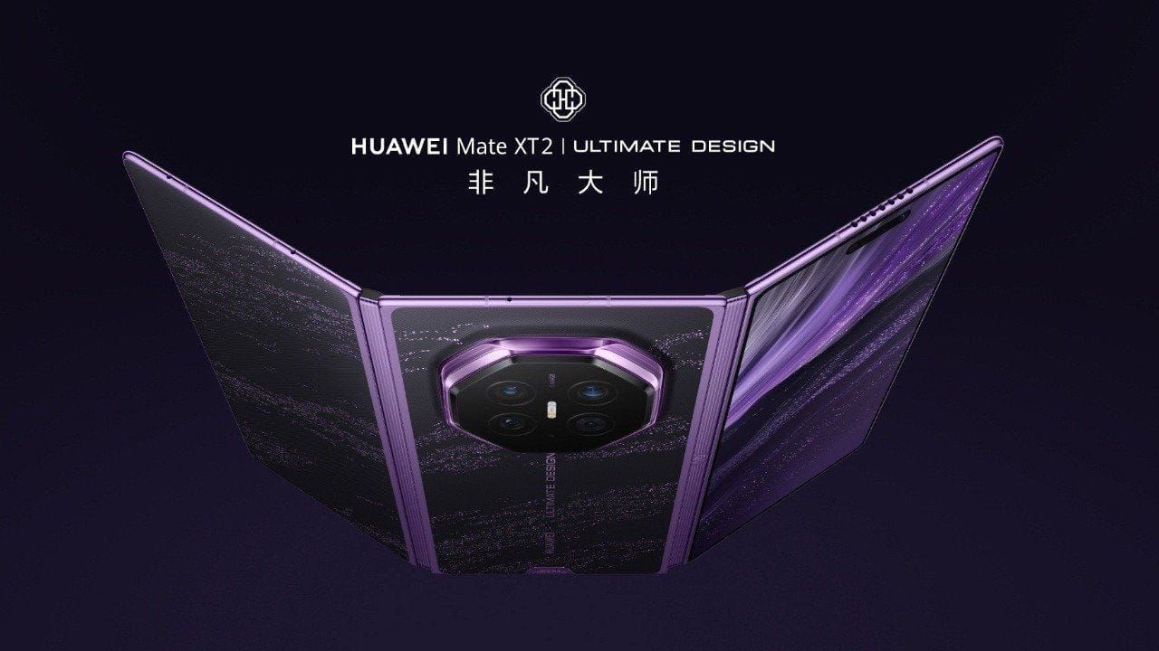 Üçe katlanan Huawei Mate XT2 tanıtıldı: 10,2 inçlik dev ekran cebinize giriyor