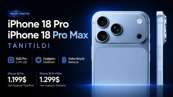 iPhone 18 Pro ve iPhone 18 Pro Max tanıtıldı: İşte fiyatlar