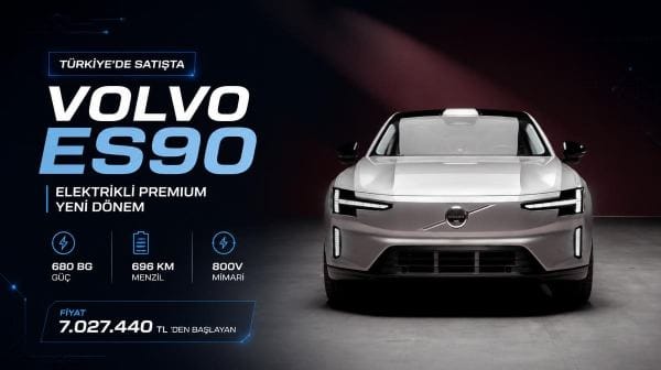 Volvo ES90 Türkiye’de satışa çıktı: İşte fiyatı ve özellikleri
