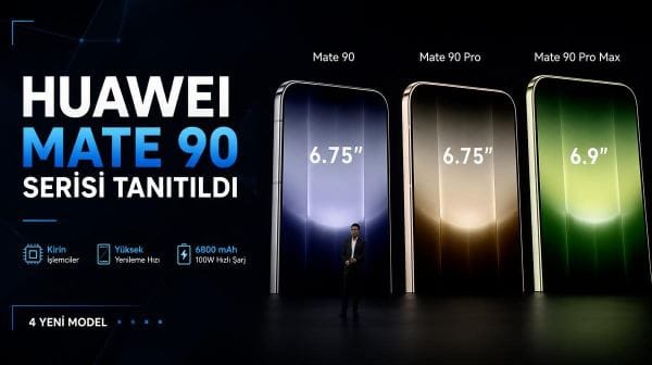 Huawei Mate 90 serisini tanıttı: İşte yeni modeller ve özellikleri