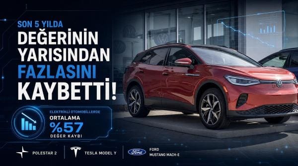 Son 5 yılda değerinin yarısından fazlasını kaybeden 5 popüler elektrikli otomobil