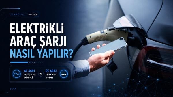 Elektrikli araç şarjı nasıl yapılır? AC ve DC şarj arasındaki fark nedir?