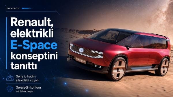 Renault, elektrikli E-Space konseptini tanıttı