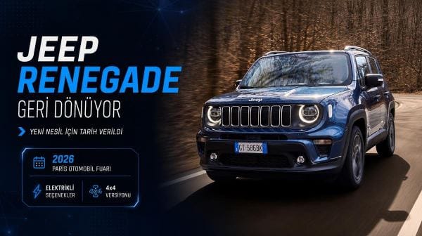 Jeep Renegade geri dönüyor: Yeni nesil için tarih verildi