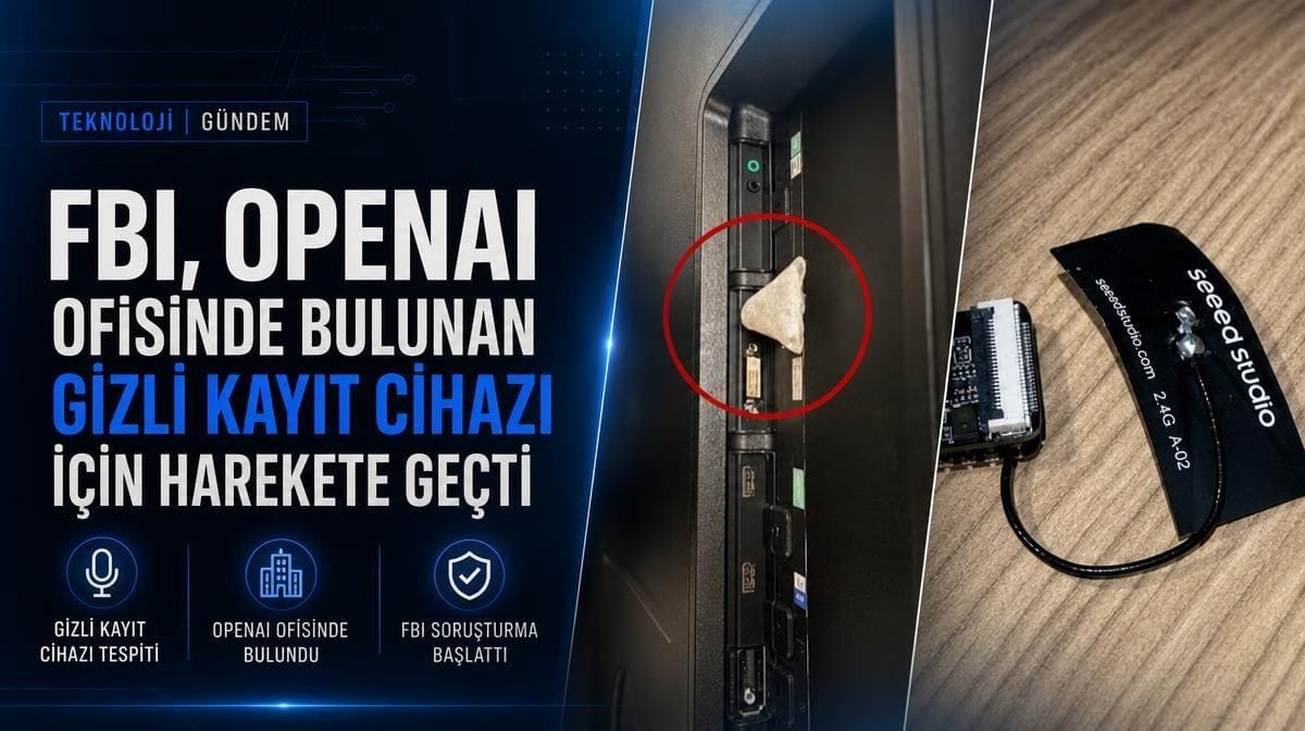 FBI, OpenAI ofisine gizli kayıt cihazı yerleştirmekle suçlanan çalışanı tutukladı
