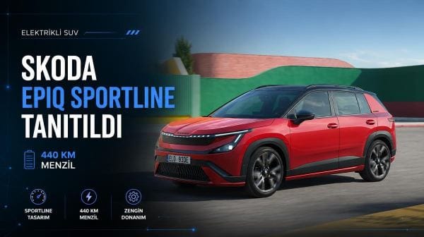 Skoda Epiq Sportline tanıtıldı: 440 kilometre menzil sunuyor