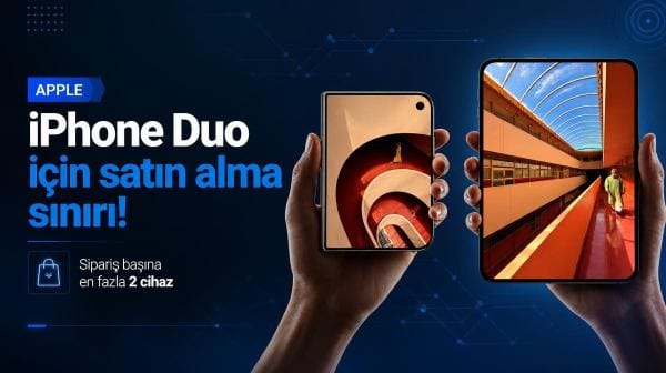 Apple’dan iPhone Duo için satın alma sınırı: İki taneden fazla alınamayacak