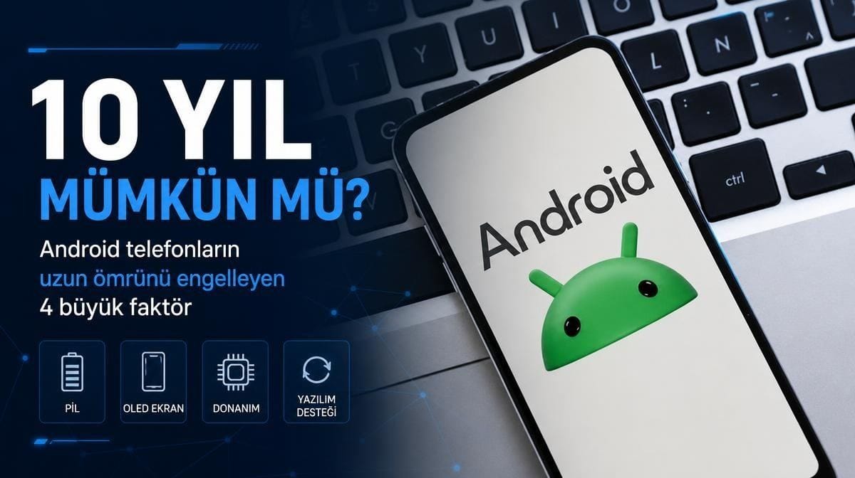 Android telefonlar 10 yıl dayanır mı? Uzun ömrün önündeki 4 engel