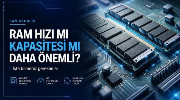 RAM hızı mı kapasitesi mi daha önemli? İşte bilmeniz gerekenler