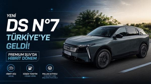 Yeni DS N°7 Türkiye’ye geldi! Premium SUV’da hibrit dönem