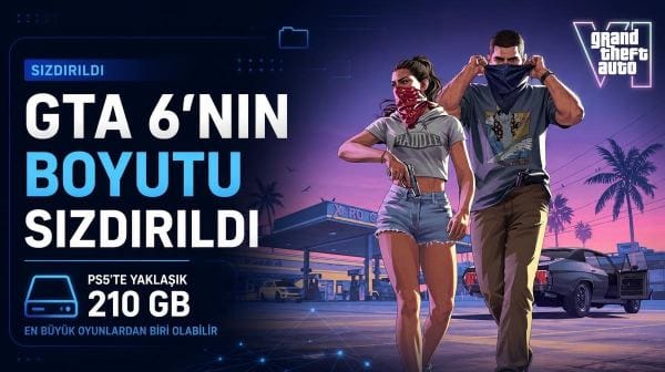 GTA 6'nın boyutu sızdırıldı: En büyük oyunlardan biri olabilir