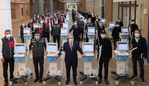 İlk yerli solunum cihazları Sağlık Bakanlığı'na teslim edildi
