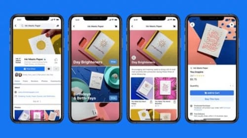 Facebook Shops ile vitrin oluşturup ürün satılabilecek