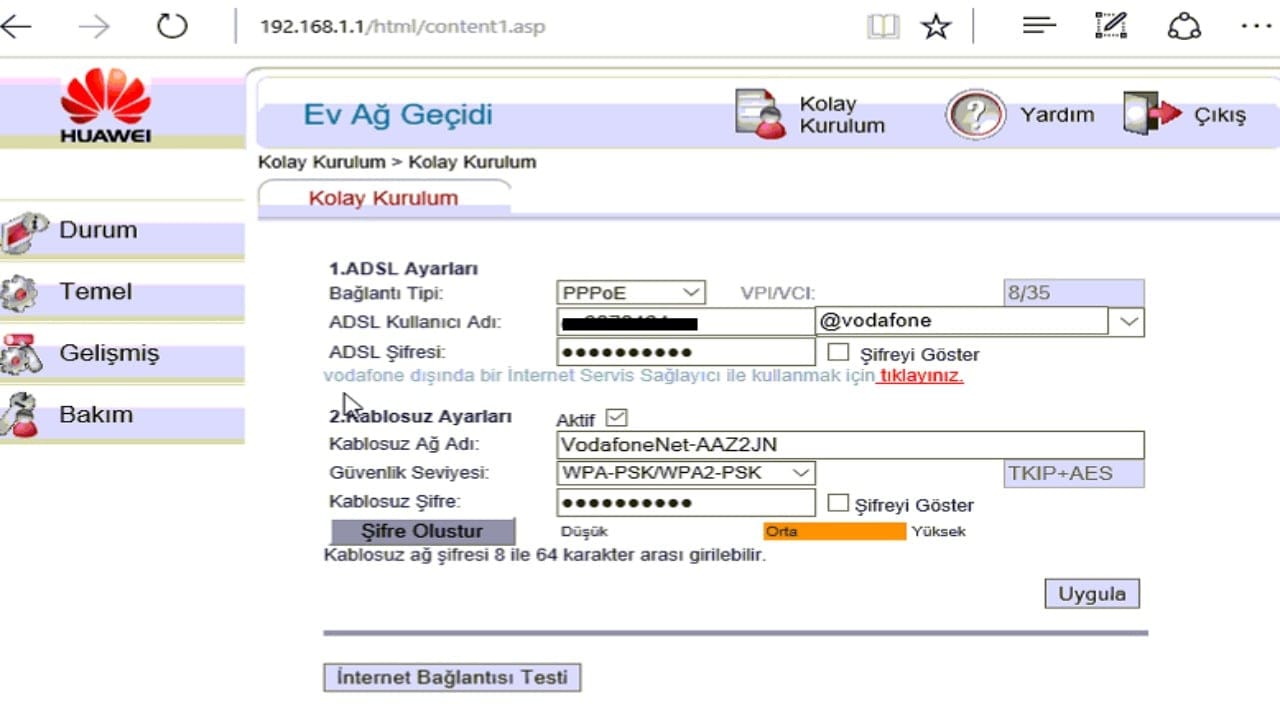 Huawei HG531S V1 Modem Kurulumu (Adım Adım Resimli Anlatım)