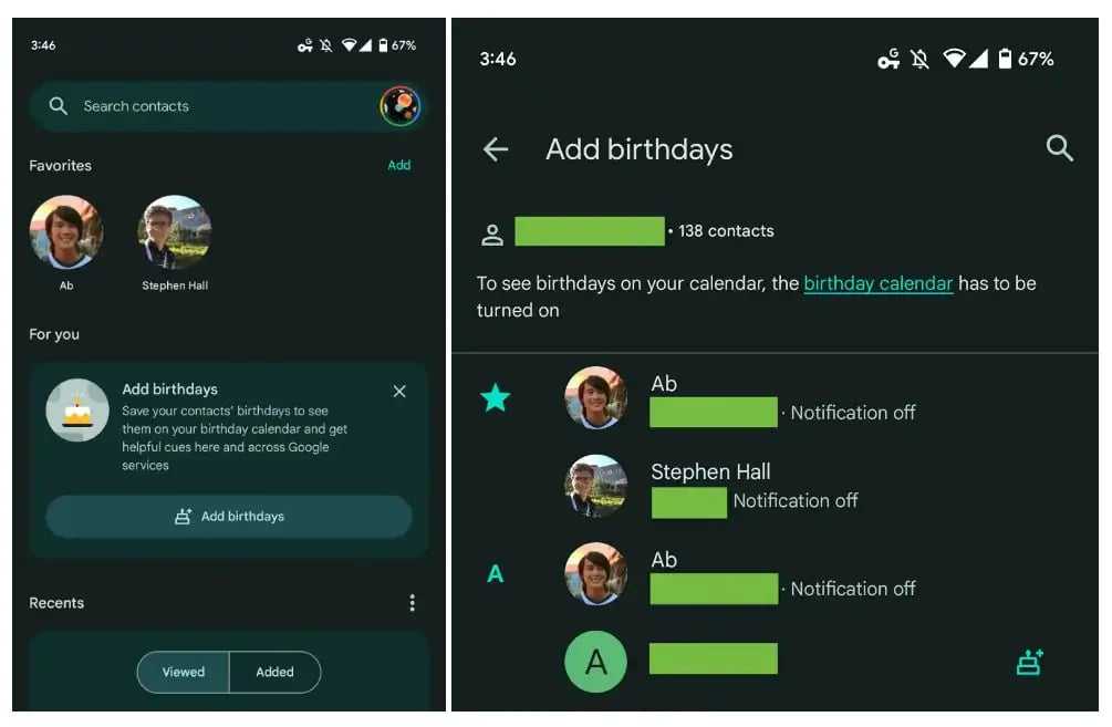 Google Kişiler sayesinde doğum günlerini asla unutmayacaksınız!