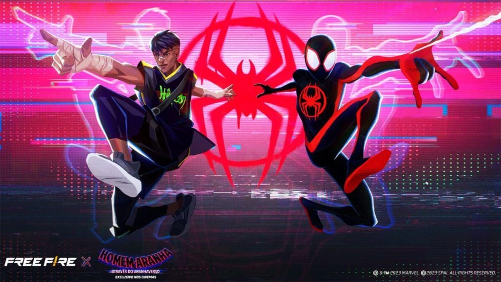 Spider-Man: Across the Spider-Verse karakterleri Free Fire'a geliyor!