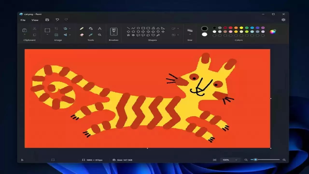 Microsoft Paint karanlık bir moda sahip oluyor