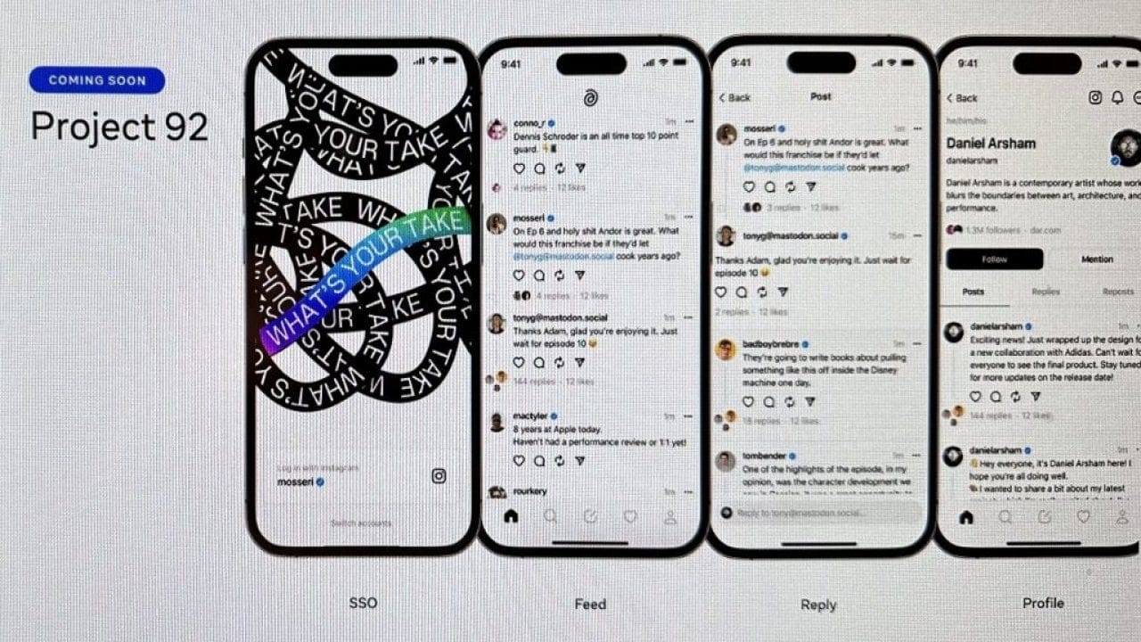 Meta'nın Twitter kopyası yeni platformundan ilk görüntüler ortaya çıktı