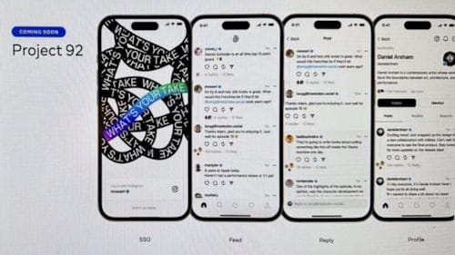 Meta'nın Twitter kopyası yeni platformundan ilk görüntüler ortaya çıktı