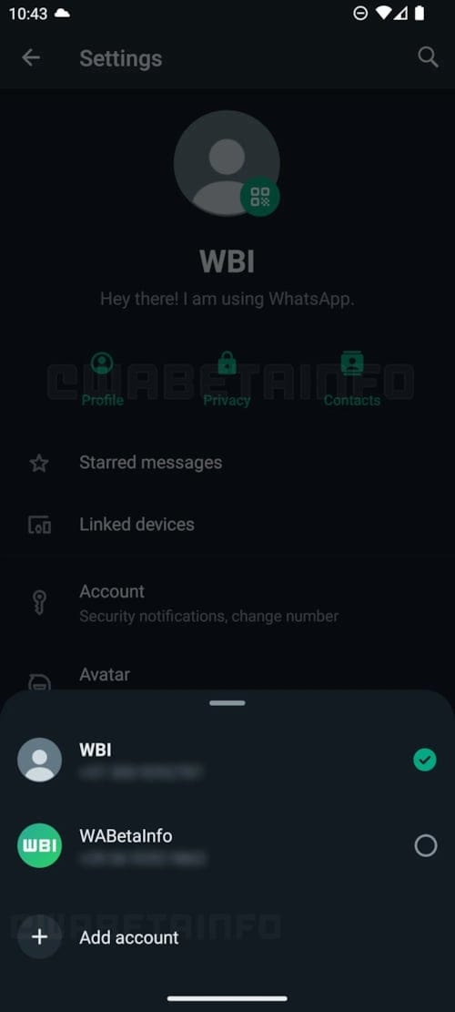 WhatsApp birden fazla hesap kullanma desteği alıyor