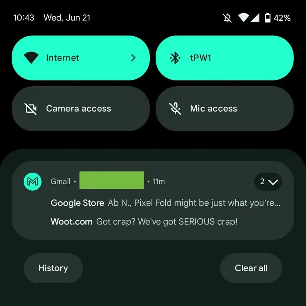 Gmail için Material You güncellemesi!
