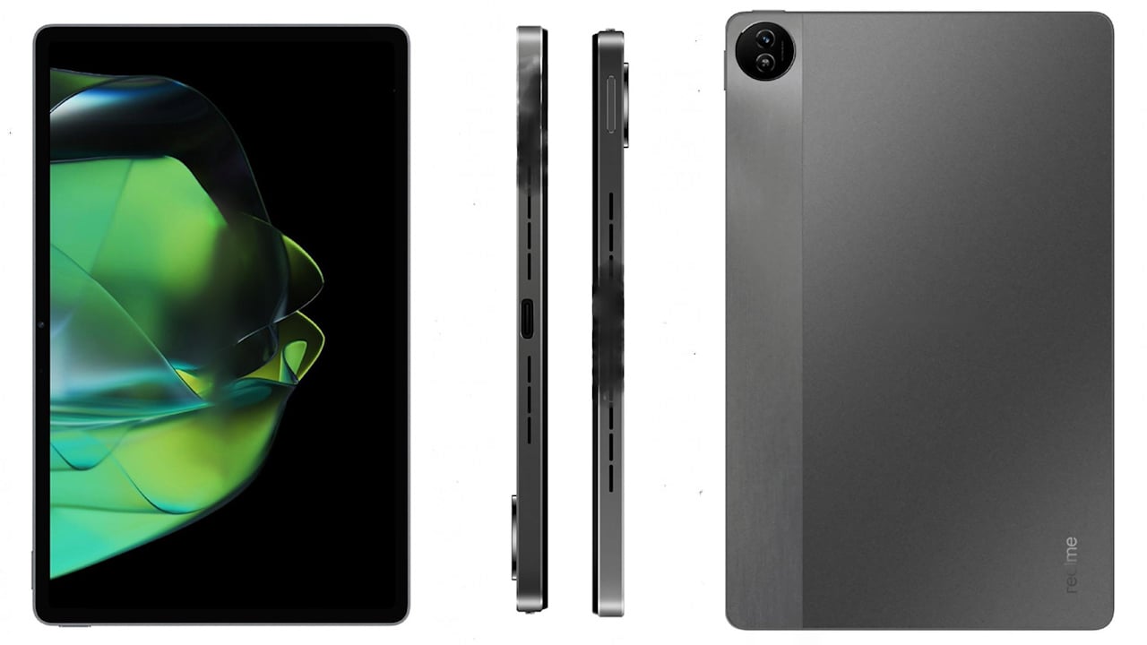 Realme Pad 2 tasarımı ortaya çıktı