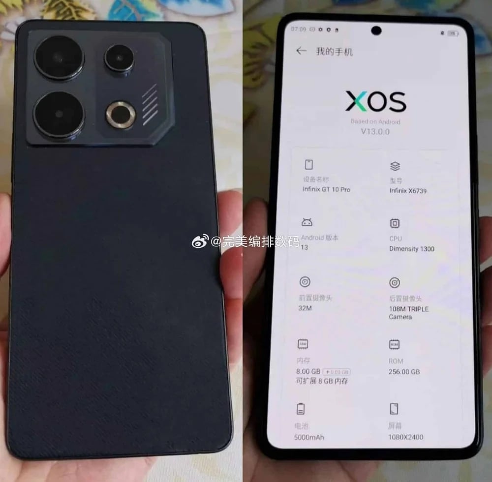 Nothing Phone'dan ilham alan Infinix GT 10 Pro ve Pro Plus ilk kez görüldü!