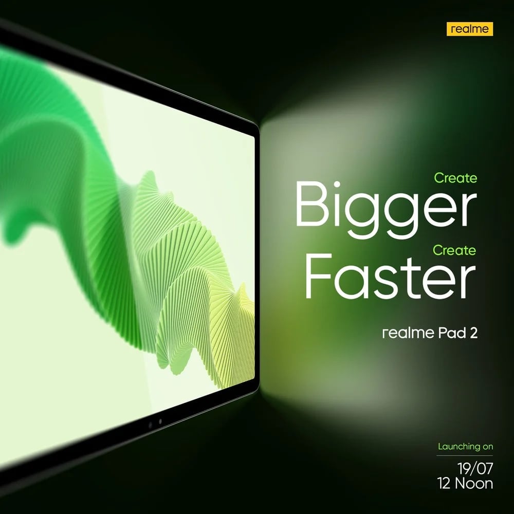 Realme Pad 2 çıkış tarihi belli oldu