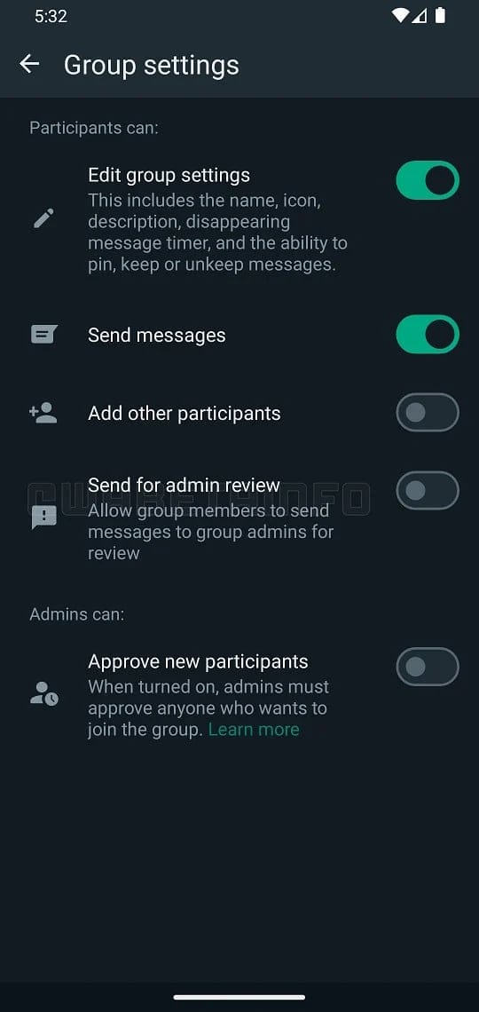 WhatsApp grupları için yeni özellik!