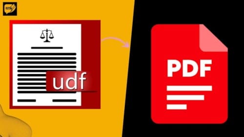 UDF to PDF İşlemi: UDF Dosyasını PDF'ye Çevirme