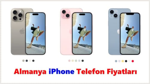 Almanya iPhone Telefon Fiyatları (2024)