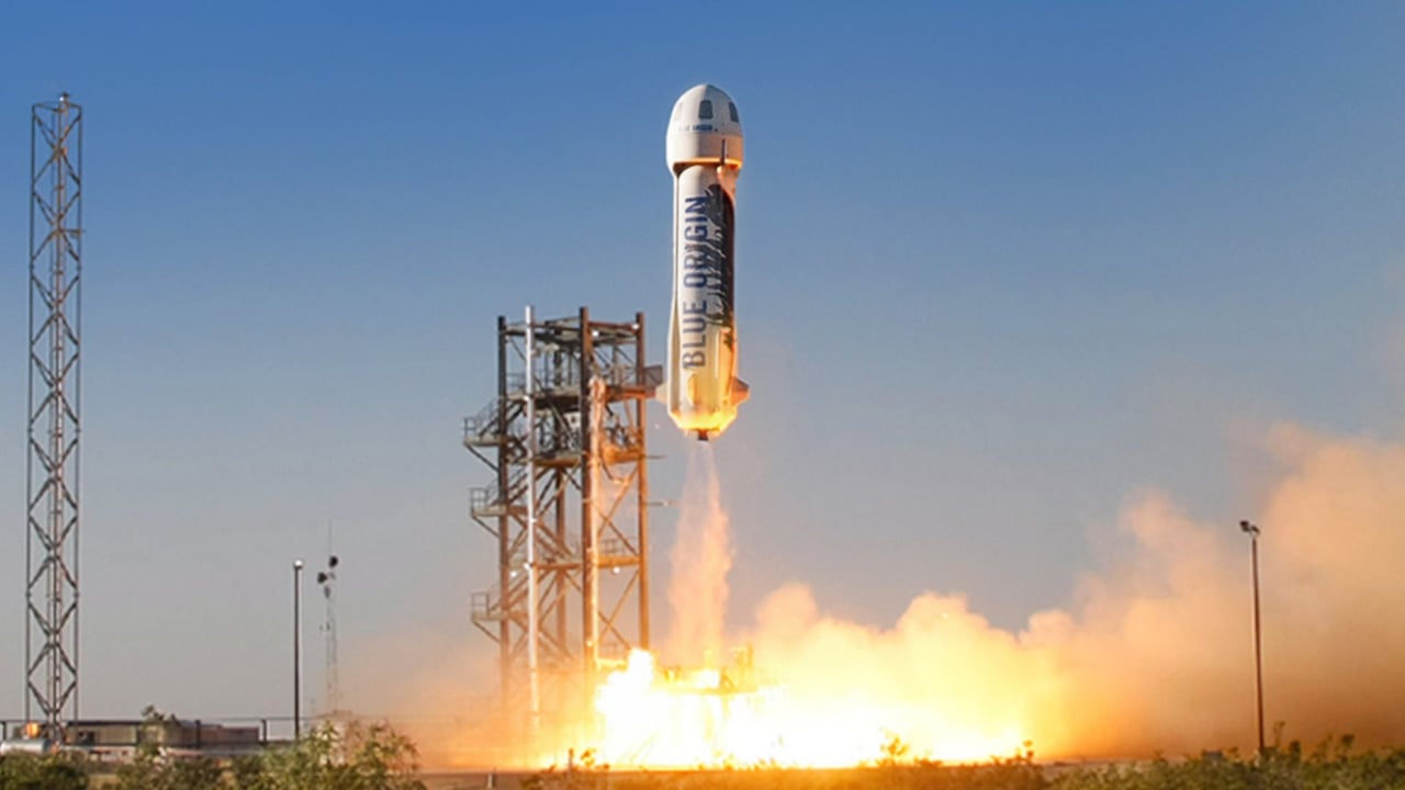 Jeff Bezos'un uzay şirketi Blue Origin yeni roketini fırlatıyor