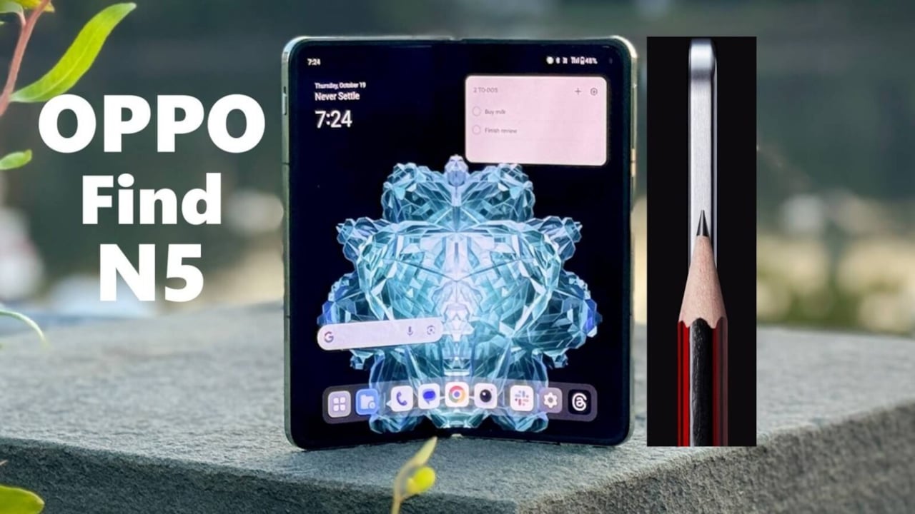OPPO Find N5 Şimdiye Kadarki En İnce Katlanabilir Telefon Olabilir