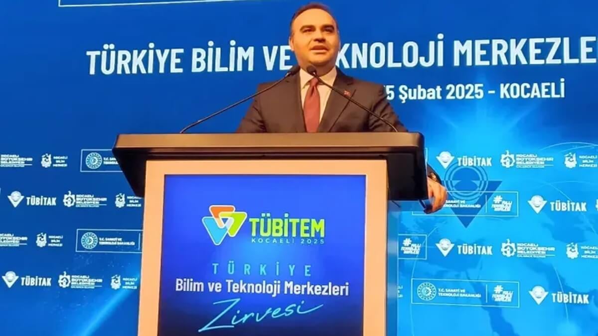 Sanayi ve Teknoloji Bakanı 4. Türkiye Bilim ve Teknoloji Merkezleri Zirvesi’nde konuştu