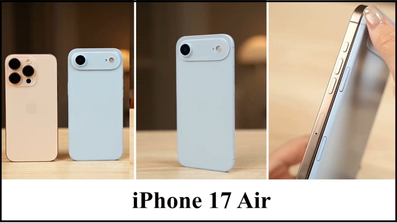 iPhone 17 Air Sky Blue Rengiyle İlk Kez Görüntülendi