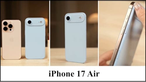 iPhone 17 Air Sky Blue Rengiyle İlk Kez Görüntülendi