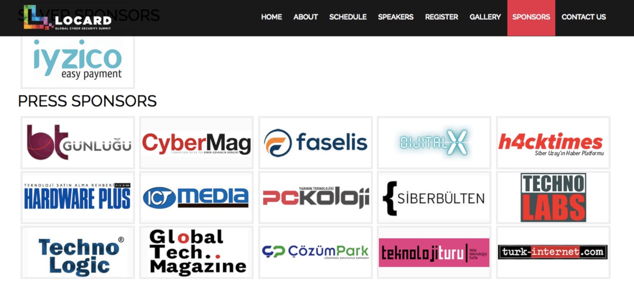 TeknolojiTuru.com Locard Cyber Security Summit Sponsoru Oldu