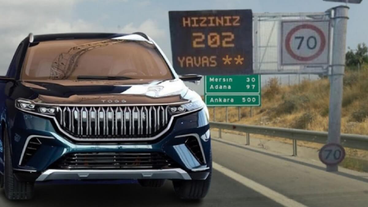 TOGG maksimum en fazla kaç km hız yapabiliyor?