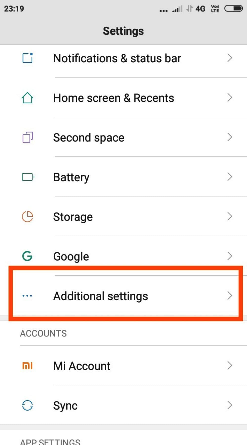 xiaomi dil değiştirmek